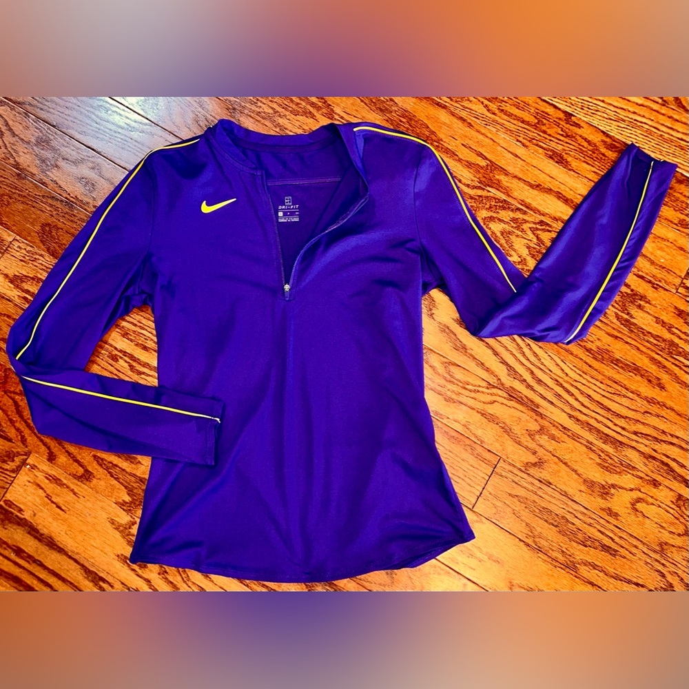 Women's Nike Purple Core 1/4-Zip Pullover